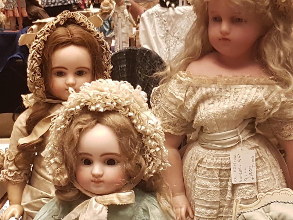 bambole, cartapesta, brand 1, francesi, medie dimensioni, epoca 1900