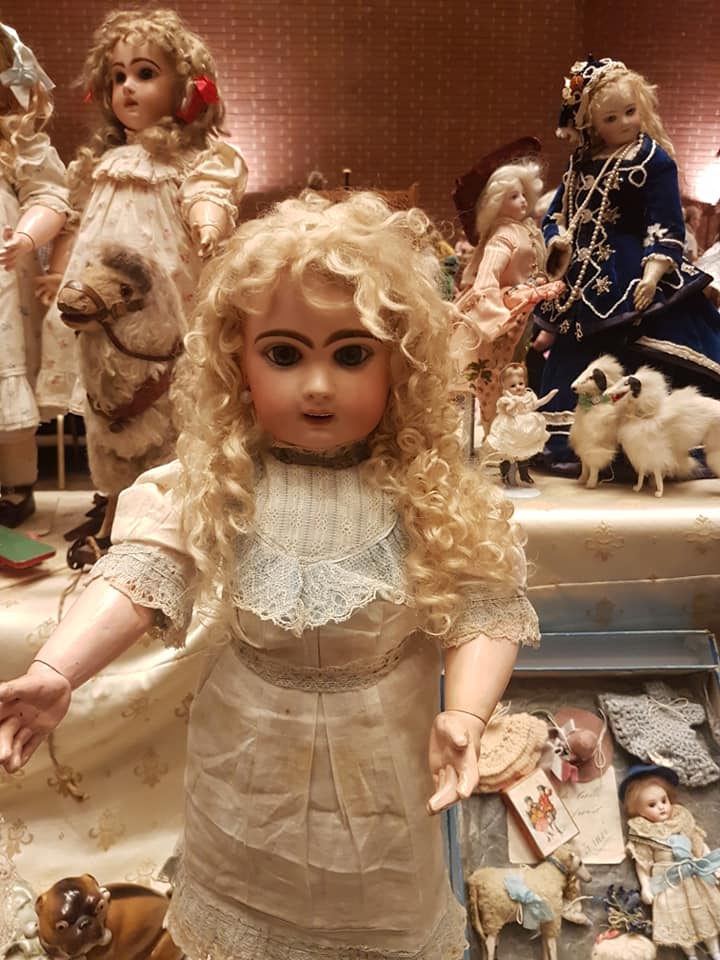 bambole, cartapesta, brand 1, francesi, medie dimensioni, epoca 1900