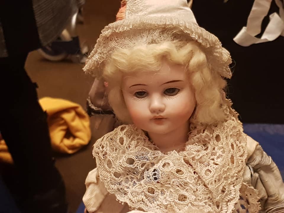 bambole, cartapesta, brand 1, francesi, medie dimensioni, epoca 1900